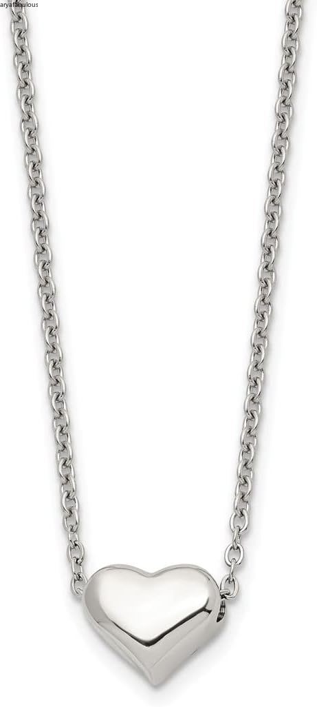 Dainty Heart Pendant Necklace-JWN36