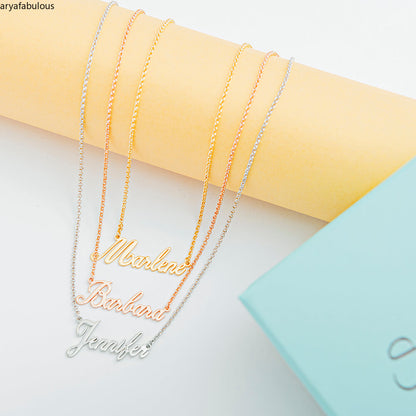 Personalized Classic Name Necklace-JWN25